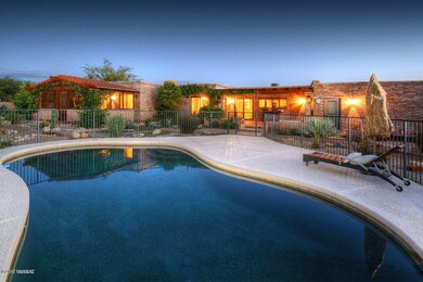 Pool night view