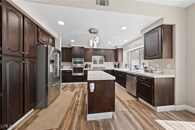 Kitchen View. Tones of Storage and Cook Space