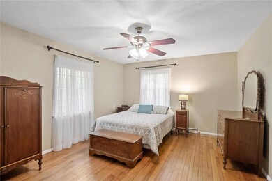 Spacious primary bedroom