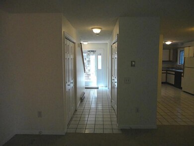 Entry. VIEW OF FRONT DOOR ENTRY WAY & HALL TO LIVI