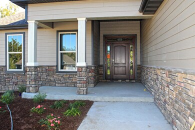 Front covered porch