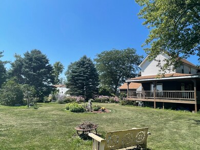 Side view of the house