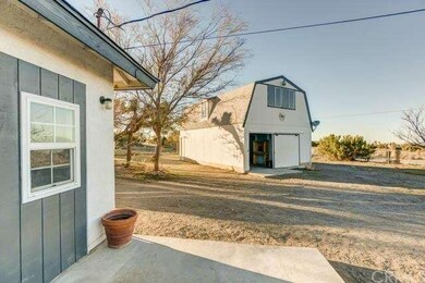 View of barn from main house