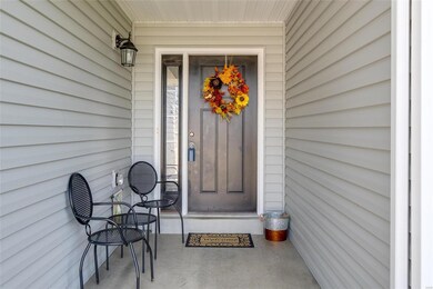 Cozy front porch.