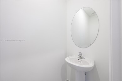 Half bathroom first floor