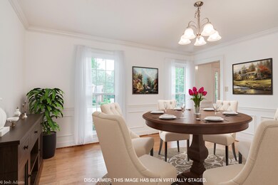 Virtually Staged Dining Room