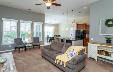 3d. Living, dining, kitchen
