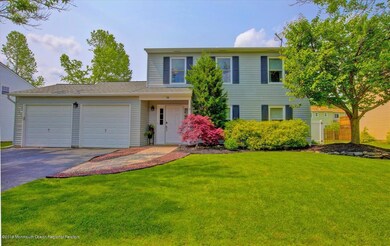 Front of House with 2 car garage