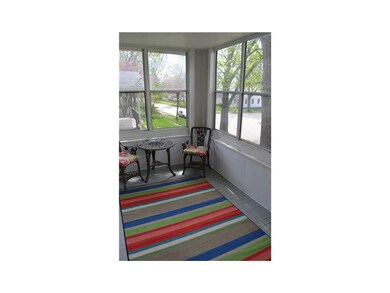 Porch. ENCLOSED FRONT PORCH.