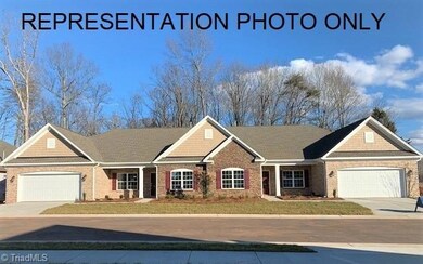 twin home being built similar to the photo but not exact. 