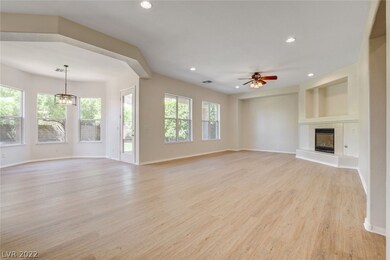 Spacious Family Room with Fireplace