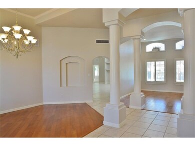 Living Room with windows to the backyard