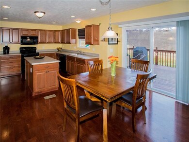 Hardwood flooring and recessed lighting.