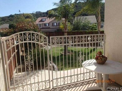 Gated entry to side yard