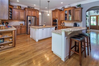 Gorgeous kitchen with island and breakfast bar....