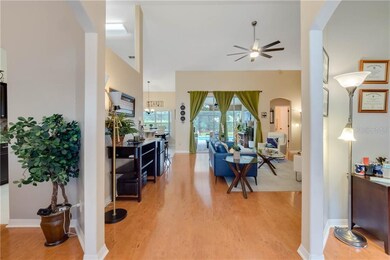 Stunning entryway into the home