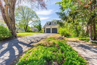 Driveway and garage