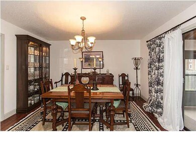 Formal Dining room with new bamboo wood floors