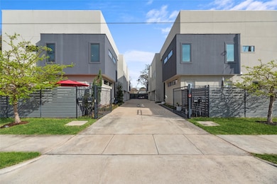 Enter the property through the gated entrance