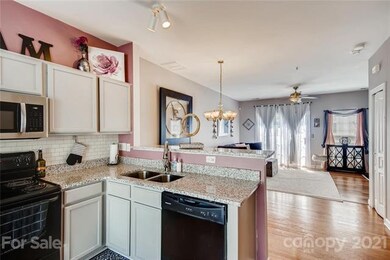 Updated kitchen with lovely granite countertops