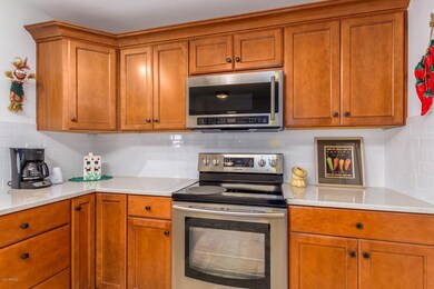 Gorgeous cabinets with quartz counters