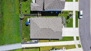 View from above of property
