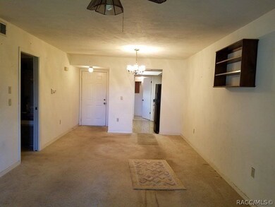 Looking from Living room to Kitchen