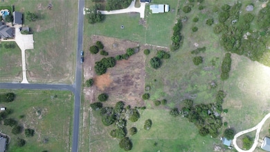 Aerial overview of property's location with rural