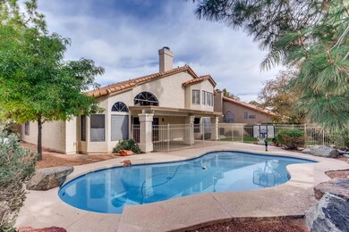 Patio, pool and grassy backyard!