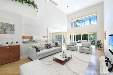 living room virtually staged