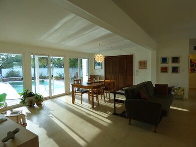Looking toward the pool.