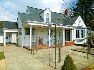 Exterior Front. Front entrance with covered porch 