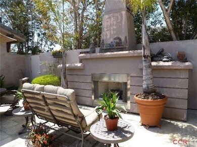 Beautiful Spanish style fireplace.