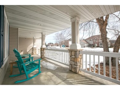 Enjoy the large front porch