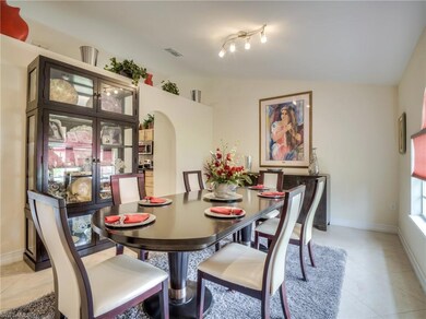 Dining room into kitchen doorway