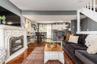 Living Room open to Dining