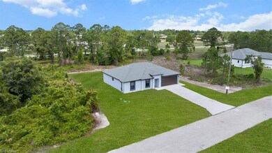 View from above of property