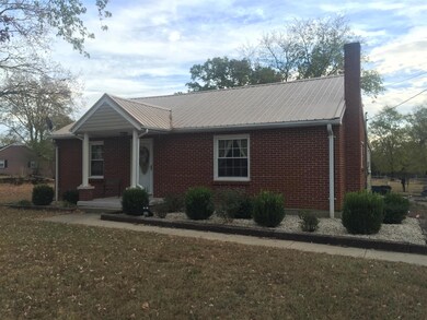 Side view of the home