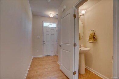 Half bath in Foyer