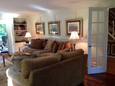 Living Room. Living room with raised panel woodwor