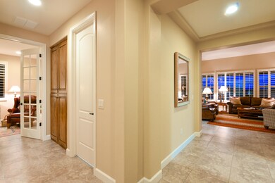 Entey view of Den and Great Room