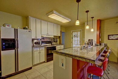 Granite breakfast bar