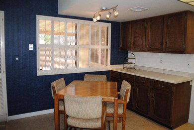 Eat in dining off of kitchen