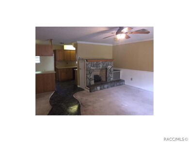 Living Room With Fireplace