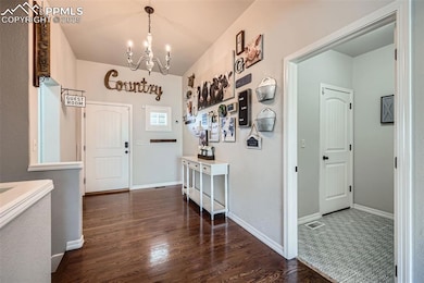 Beautiful hardwood floors and a welcoming entry wa