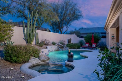 Spa with Spill over to Pool