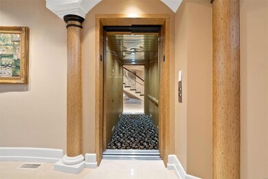 Elavator to all three floors.