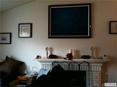 Living room with fireplace