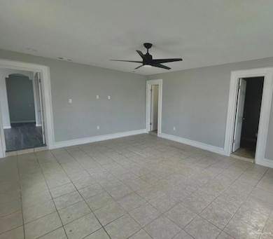 Unfurnished room with ceiling fan