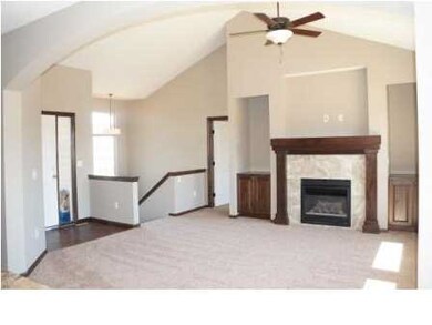 Master bedroom is off the living room